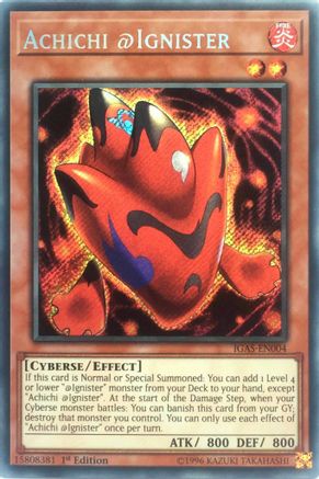 Achichi @Ignister [IGAS-EN004] Secret Rare - Trinity Hobby