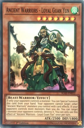 Ancient Warriors - Loyal Guan Yun [IGAS-EN012] Super Rare - Trinity Hobby