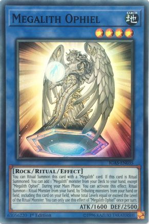 Megalith Ophiel [IGAS-EN035] Super Rare - Trinity Hobby