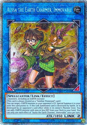 Aussa the Earth Charmer, Immovable [IGAS-EN048] Starlight Rare - Trinity Hobby