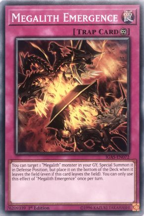 Megalith Emergence [IGAS-EN072] Common - Trinity Hobby