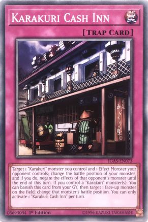 Karakuri Cash Inn [IGAS-EN073] Common - Trinity Hobby