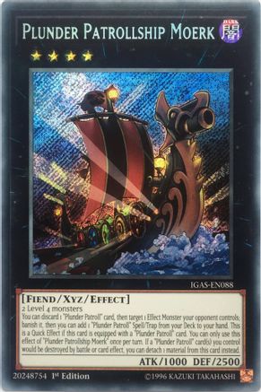 Plunder Patrollship Moerk [IGAS-EN088] Secret Rare - Trinity Hobby