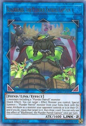 Blackbeard, the Plunder Patroll Captain [IGAS-EN089] Ultra Rare - Trinity Hobby