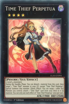 Time Thief Perpetua [IGAS-EN094] Super Rare - Trinity Hobby