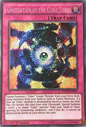 Unification of the Cubic Lords [MVP1-ENS45] Secret Rare - Trinity Hobby
