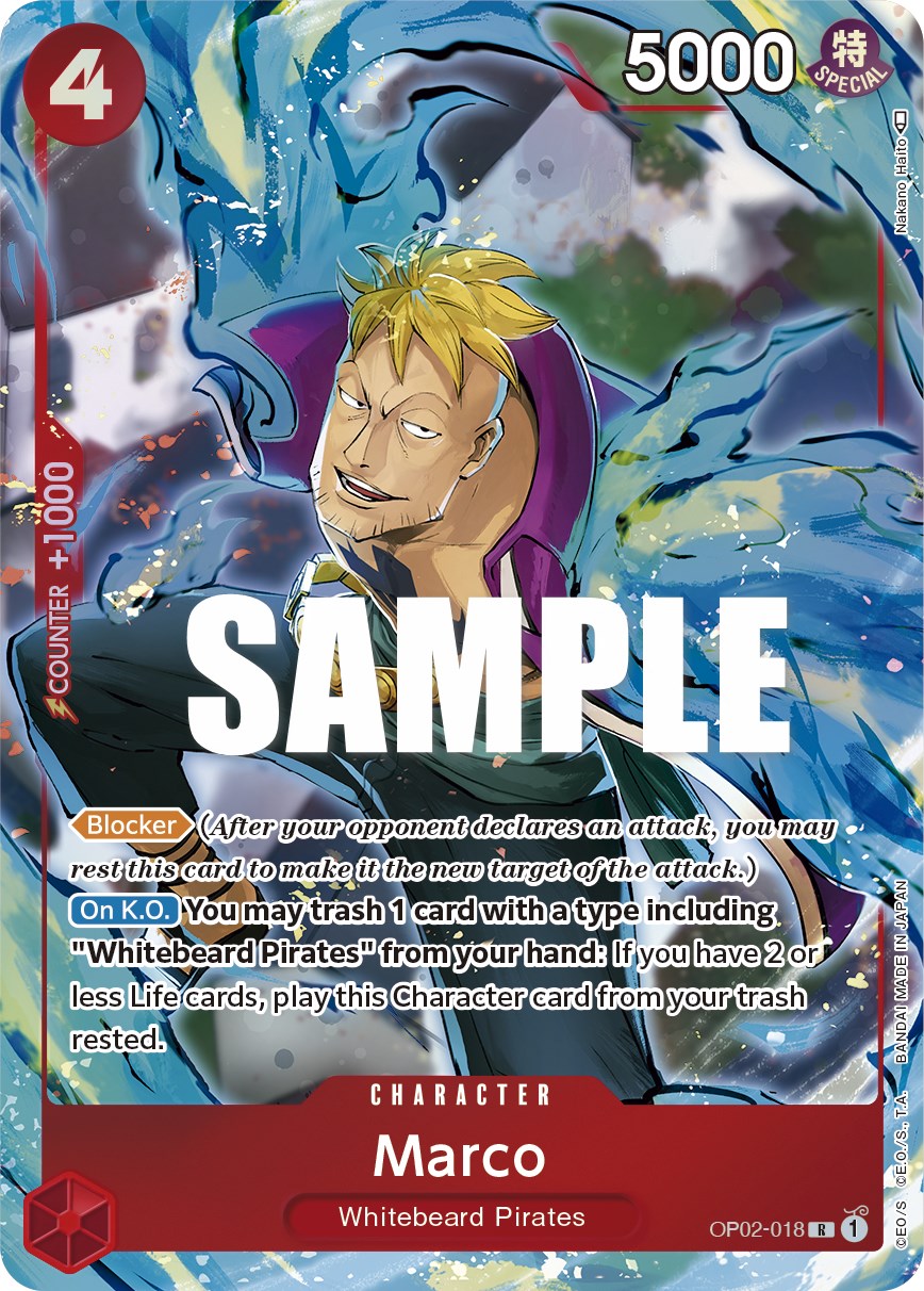 Marco (Alternate Art) (OP02-018) - [Paramount War] Foil - Trinity Hobby