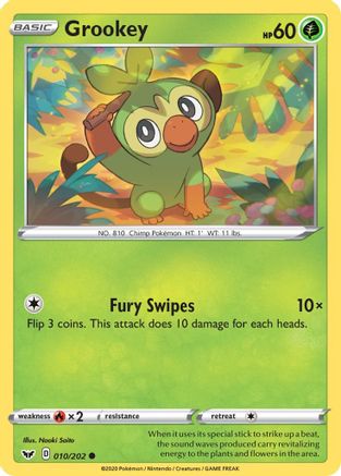 Grookey (010/202) [Sword & Shield: Base Set] - Trinity Hobby