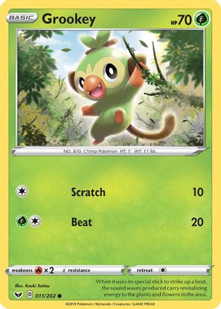 Grookey (011/202) [Sword & Shield: Base Set] - Trinity Hobby