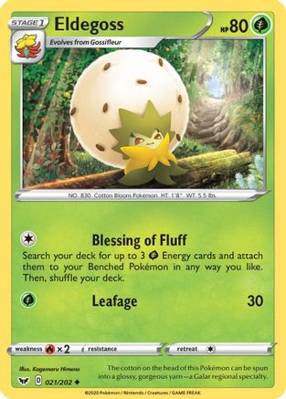 Eldegoss (021/202) [Sword & Shield: Base Set] - Trinity Hobby