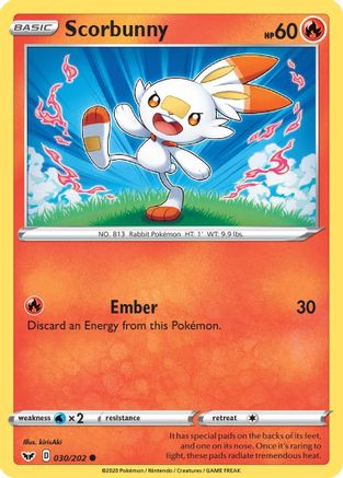 Scorbunny (030/202) [Sword & Shield: Base Set] - Trinity Hobby