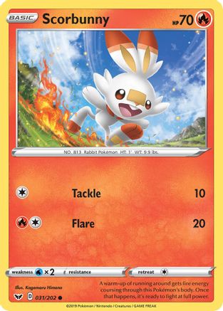 Scorbunny (031/202) [Sword & Shield: Base Set] - Trinity Hobby