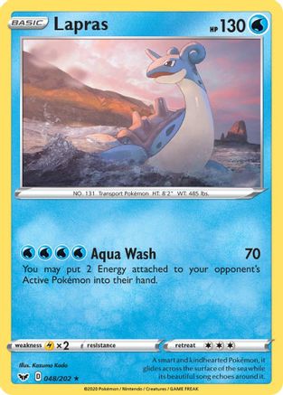 Lapras (048/202) [Sword & Shield: Base Set] - Trinity Hobby