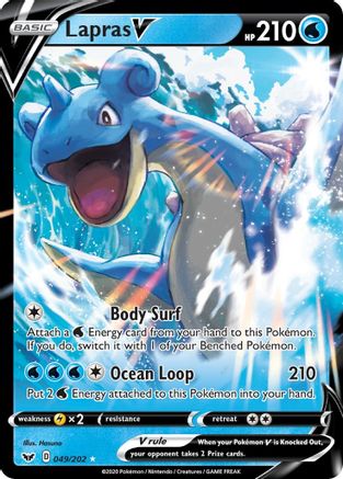 Lapras V (049/202) [Sword & Shield: Base Set] - Trinity Hobby
