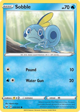 Sobble (055/202) [Sword & Shield: Base Set] - Trinity Hobby