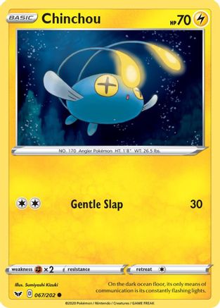 Chinchou (067/202) [Sword & Shield: Base Set] - Trinity Hobby