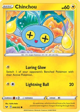 Chinchou (068/202) [Sword & Shield: Base Set] - Trinity Hobby