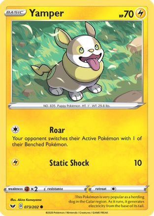 Yamper (073/202) [Sword & Shield: Base Set] - Trinity Hobby
