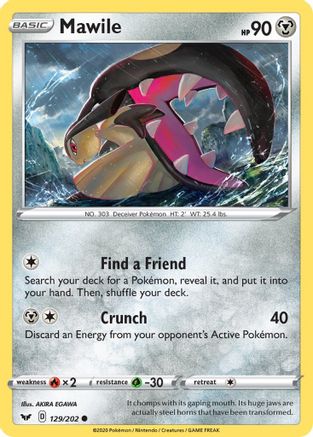 Mawile (129/202) [Sword & Shield: Base Set] - Trinity Hobby