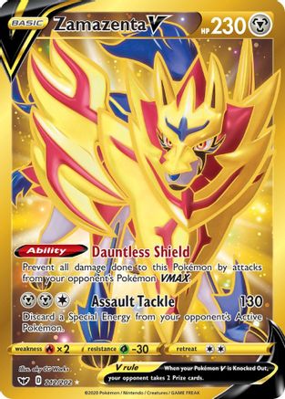 Zamazenta V (212/202) [Sword & Shield: Base Set] - Trinity Hobby