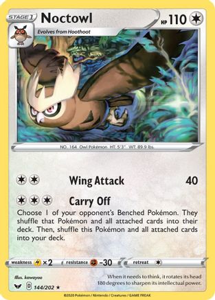 Noctowl (144/202) [Sword & Shield: Base Set] - Trinity Hobby