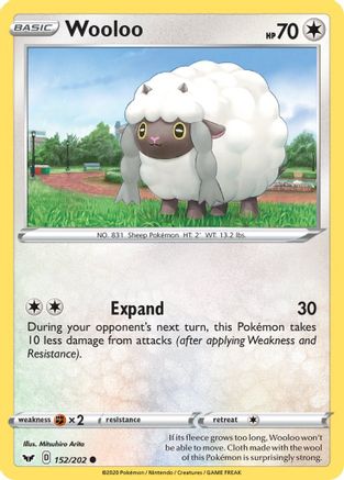 Wooloo (152/202) [Sword & Shield: Base Set] - Trinity Hobby