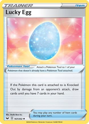 Lucky Egg (167/202) [Sword & Shield: Base Set] - Trinity Hobby