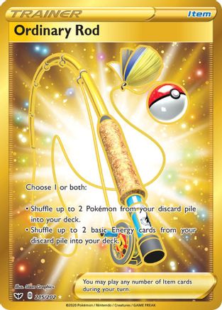 Ordinary Rod (215/202) [Sword & Shield: Base Set] - Trinity Hobby