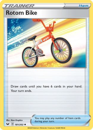 Rotom Bike (181/202) [Sword & Shield: Base Set] - Trinity Hobby