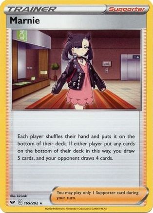 Marnie (169/202) (Theme Deck Exclusive) [Sword & Shield: Base Set] - Trinity Hobby