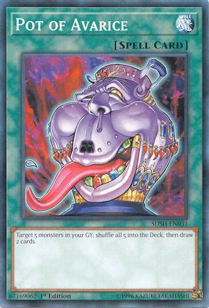 Pot of Avarice [SDSH-EN031] Common - Trinity Hobby