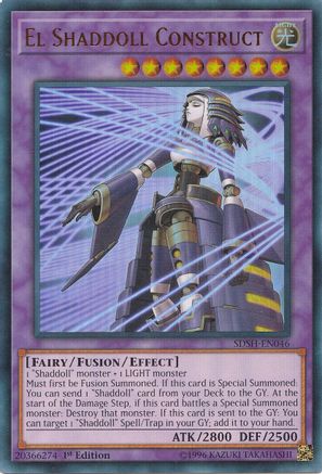 El Shaddoll Construct [SDSH-EN046] Ultra Rare - Trinity Hobby