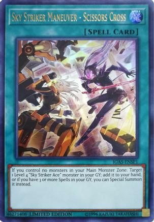 Sky Striker Maneuver - Scissors Cross [IGAS-ENSP1] Ultra Rare - Trinity Hobby