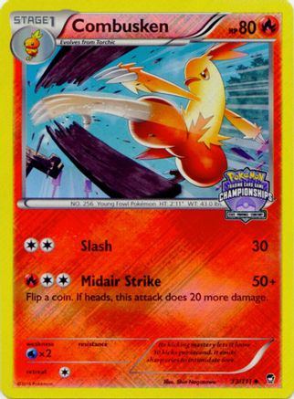 Combusken (13/111) (States Championship Promo) [XY: Furious Fists] - Trinity Hobby