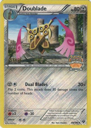 Doublade (84/146) (Regional Championship Promo Staff) [XY: Base Set] - Trinity Hobby