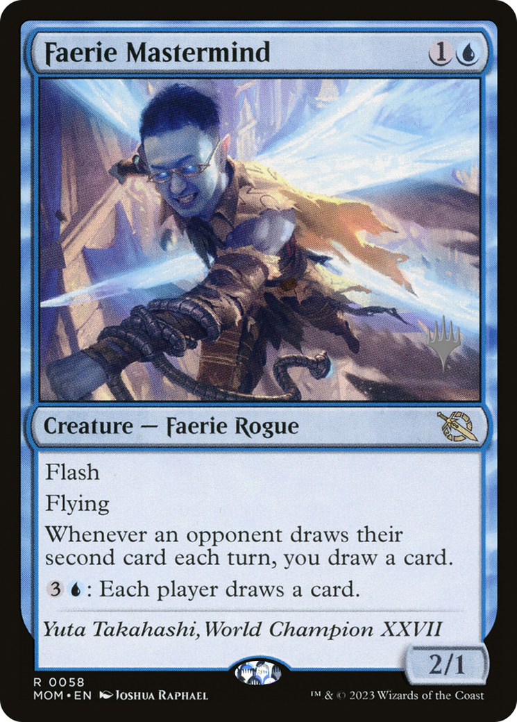 Faerie Mastermind (Promo Pack) [March of the Machine Promos] - Trinity Hobby