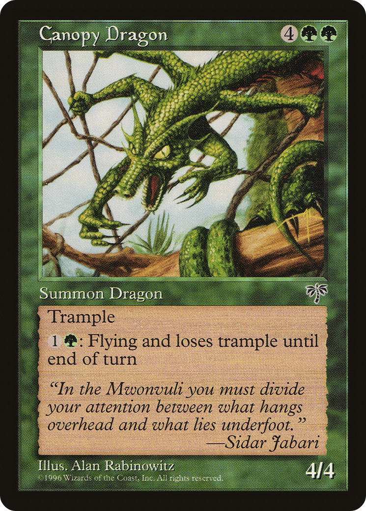 Canopy Dragon [Mirage] - Trinity Hobby