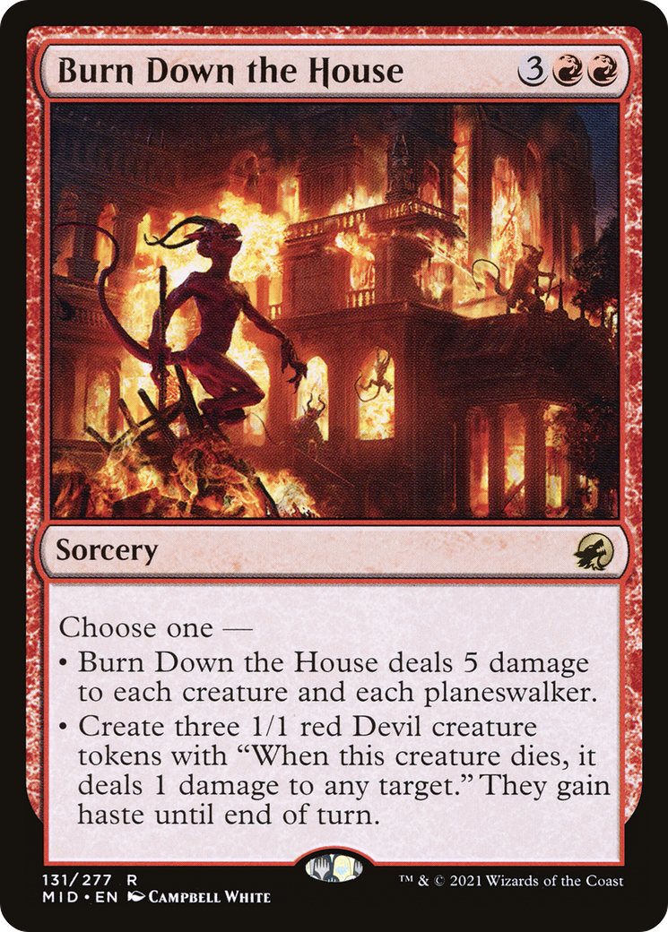 Burn Down the House [Innistrad: Midnight Hunt] - Trinity Hobby