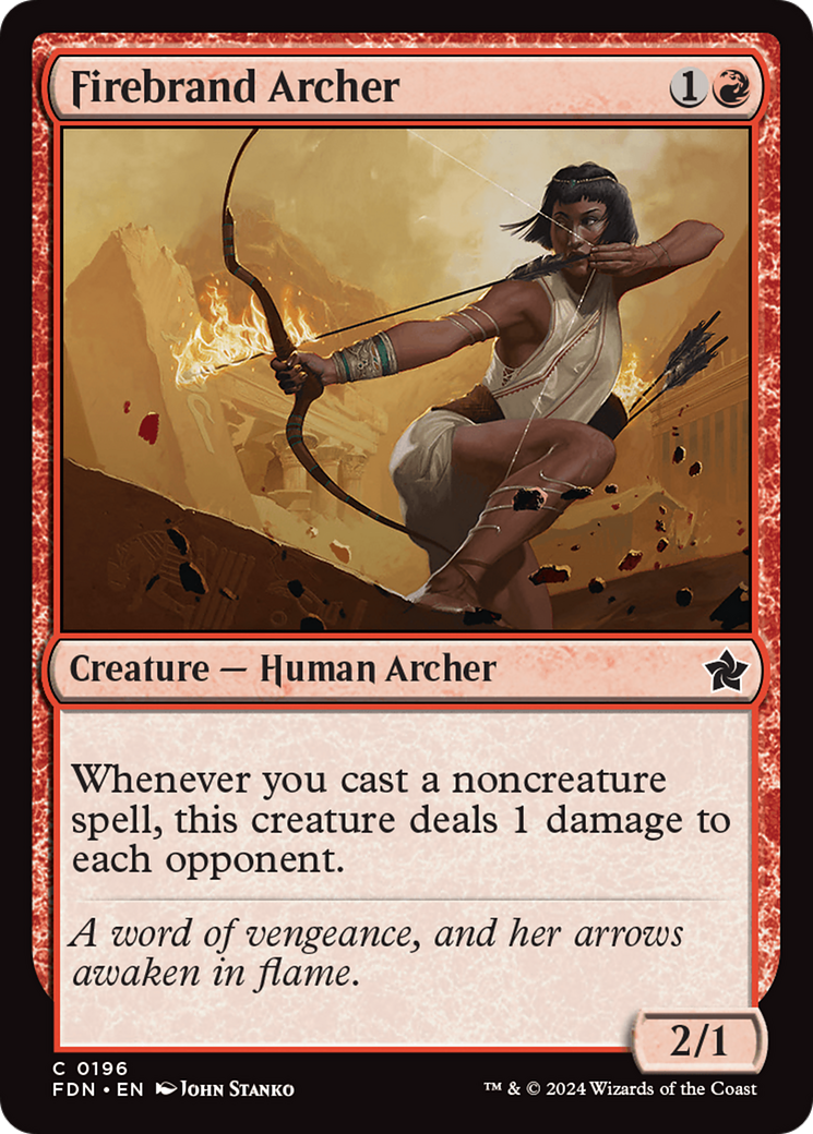 Firebrand Archer [Foundations] - Trinity Hobby