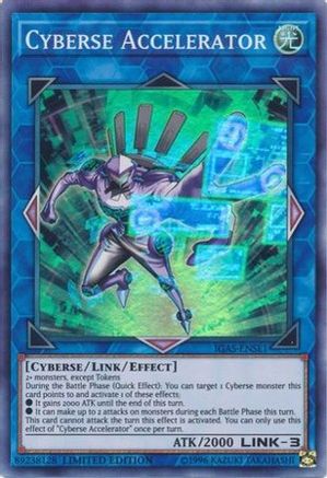 Cyberse Accelerator [IGAS-ENSE1] Super Rare - Trinity Hobby