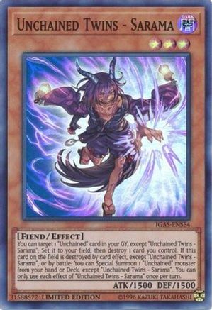 Unchained Twins - Sarama [IGAS-ENSE4] Super Rare - Trinity Hobby