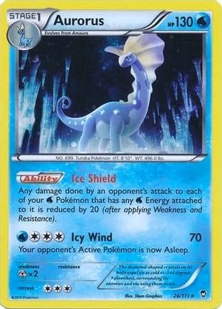 Aurorus (Cosmos Holo) - (026/111) Holofoil [Miscellaneous Cards & Products]