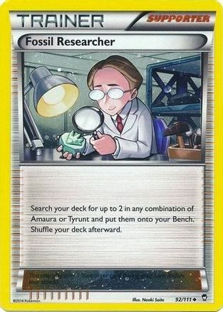 Fossil Researcher (Cosmos Holo) - (092/111) Holofoil [Miscellaneous Cards & Products]