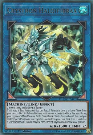 Crystron Halqifibrax [DUOV-EN001] Ultra Rare - Trinity Hobby