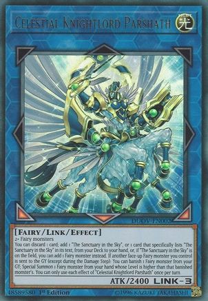 Celestial Knightlord Parshath [DUOV-EN002] Ultra Rare - Trinity Hobby