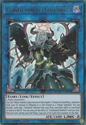 Condemned Darklord [DUOV-EN006] Ultra Rare - Trinity Hobby