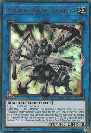 Ancient Gear Ballista [DUOV-EN010] Ultra Rare - Trinity Hobby