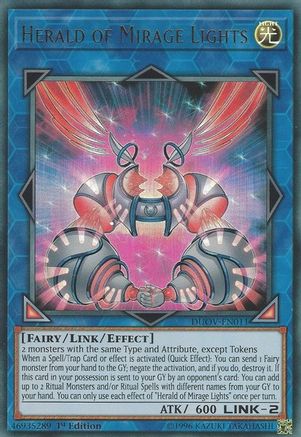 Herald of Mirage Lights [DUOV-EN011] Ultra Rare - Trinity Hobby
