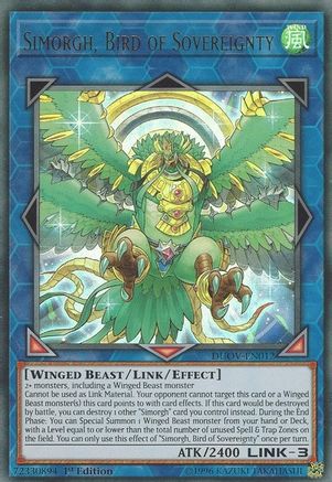 Simorgh, Bird of Sovereignty [DUOV-EN012] Ultra Rare - Trinity Hobby