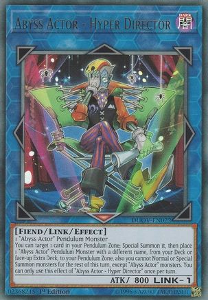 Abyss Actor - Hyper Director [DUOV-EN022] Ultra Rare - Trinity Hobby